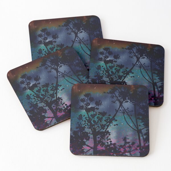 Item preview, Flower Silhouette in Space designed and sold by Dapper Kraken.