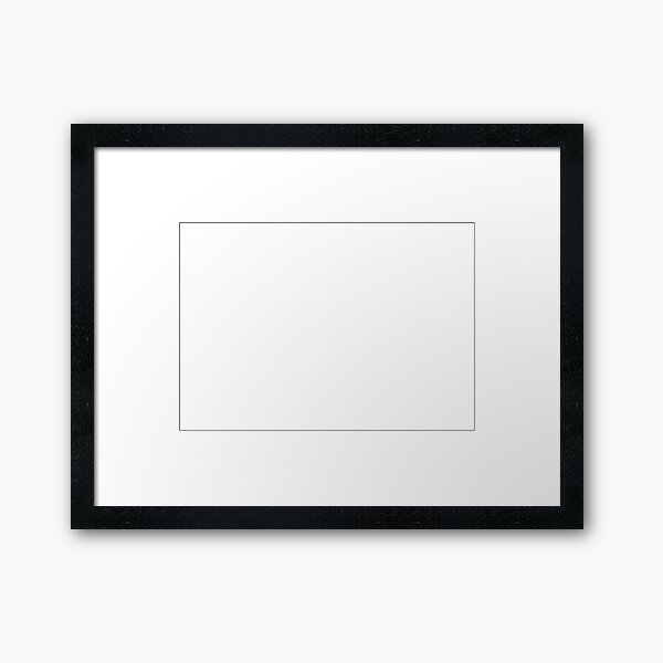 Just Plain White | Plain White | Solid Color | White | Framed Art Print