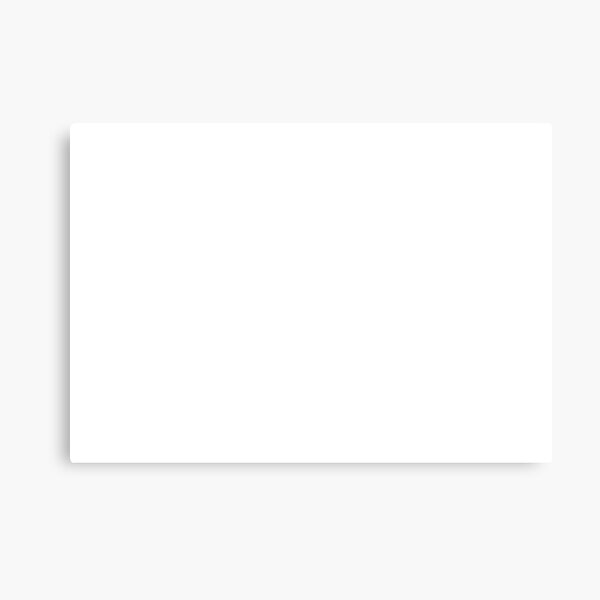 Just Plain White | Plain White | Solid Color | White | Metal Print