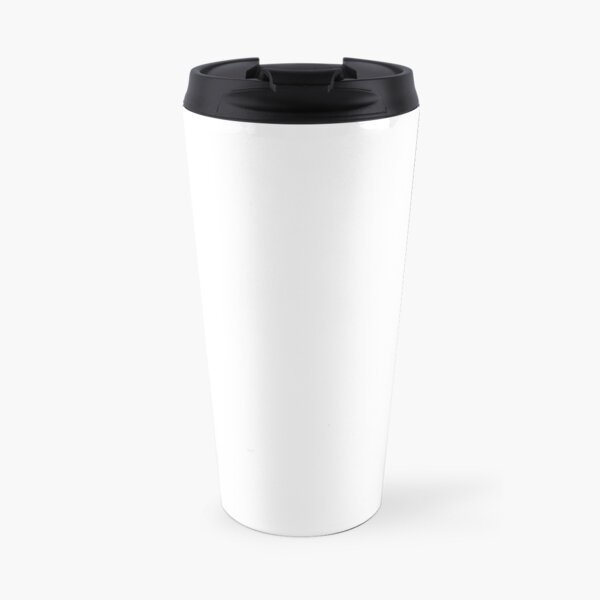 Just Plain White | Plain White | Solid Color | White | Travel Mug