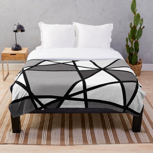 Item preview, Pattern lines with colorful triangles gray white designed and sold by Graphic-Color.