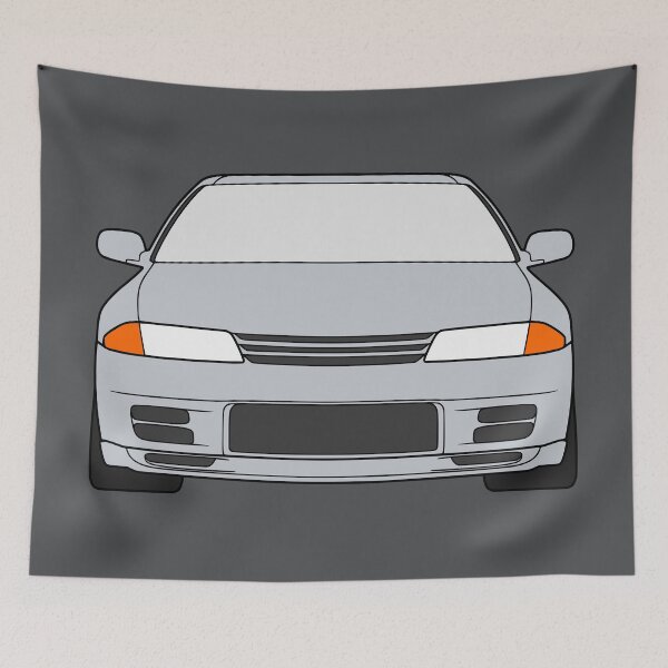 Item preview, Nissan Skyline R32 GTR silver color designed and sold by EdimDesign.