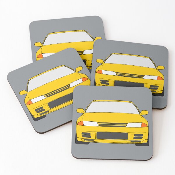 Item preview, Nissan Skyline R32 GTR yellow color designed and sold by EdimDesign.