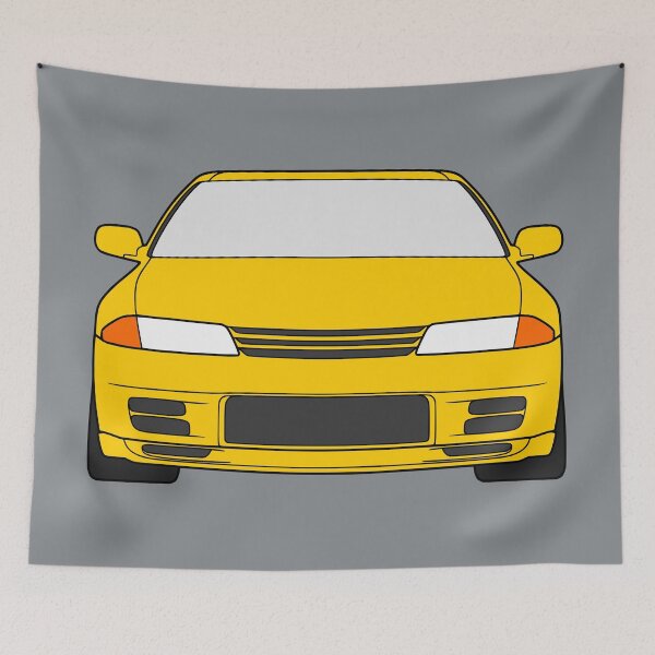 Item preview, Nissan Skyline R32 GTR yellow color designed and sold by EdimDesign.