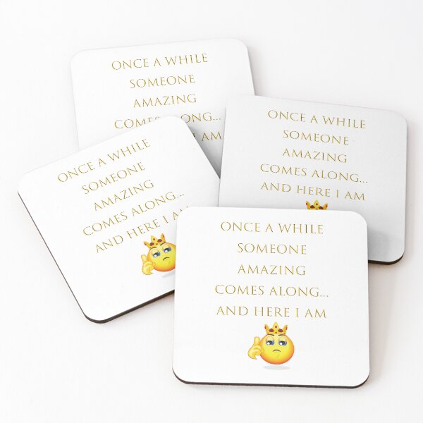 Item preview, "ONCE A WHILE SOMEONE AMAZING COMES ALONG  AND HERE I AM" designed and sold by LAVITASTORE.