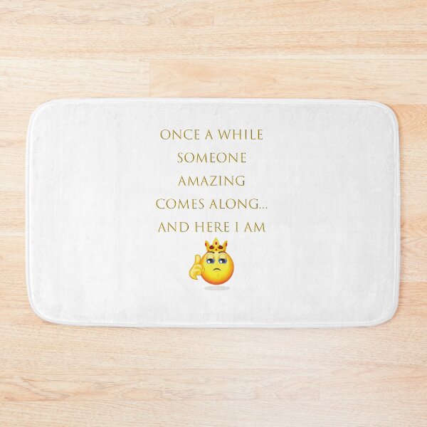 Item preview, "ONCE A WHILE SOMEONE AMAZING COMES ALONG  AND HERE I AM" designed and sold by LAVITASTORE.