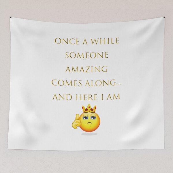 Item preview, "ONCE A WHILE SOMEONE AMAZING COMES ALONG  AND HERE I AM" designed and sold by LAVITASTORE.