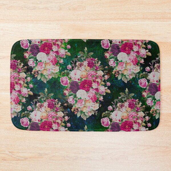 Item preview, Flowers in a diamond floral pattern, decorative pattern, modern design, flowers repeat pattern, dark green floral   designed and sold by ZeinabTaha.