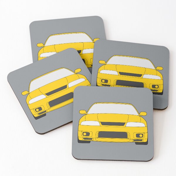 Item preview, Nissan Skyline R33 GTR yellow color designed and sold by EdimDesign.