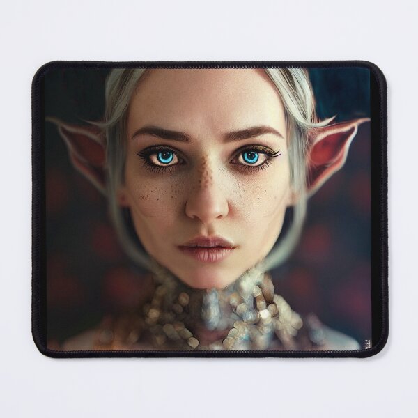 Item preview, Lenna Wynwraek - Portrait of Beautiful Elf Woman designed and sold by JediNeil.