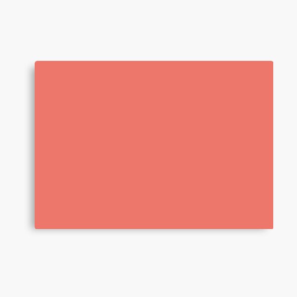 Peach Echo 16-1548 TCX | Pantone | Color Trends | Spring Summer 2016 | Solid Colors | Fashion Colors | Canvas Print