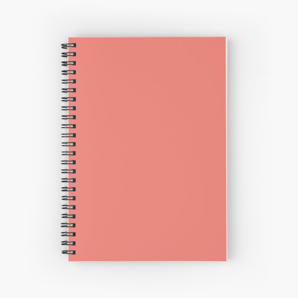 Peach Echo 16-1548 TCX | Pantone | Color Trends | Spring Summer 2016 | Solid Colors | Fashion Colors | Spiral Notebook