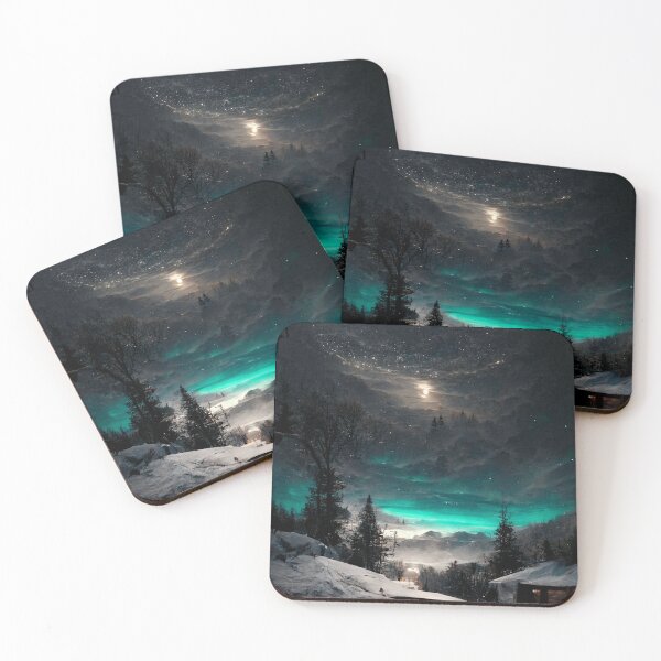 Item preview, Realistic magical evening sky view designed and sold by WeirdStation.