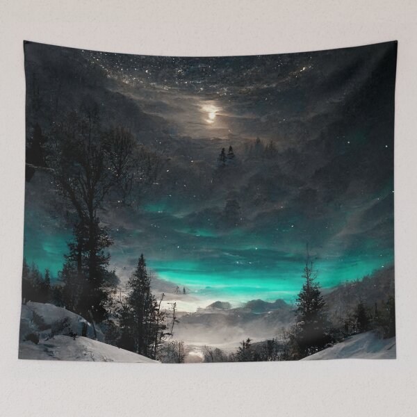 Item preview, Realistic magical evening sky view designed and sold by WeirdStation.