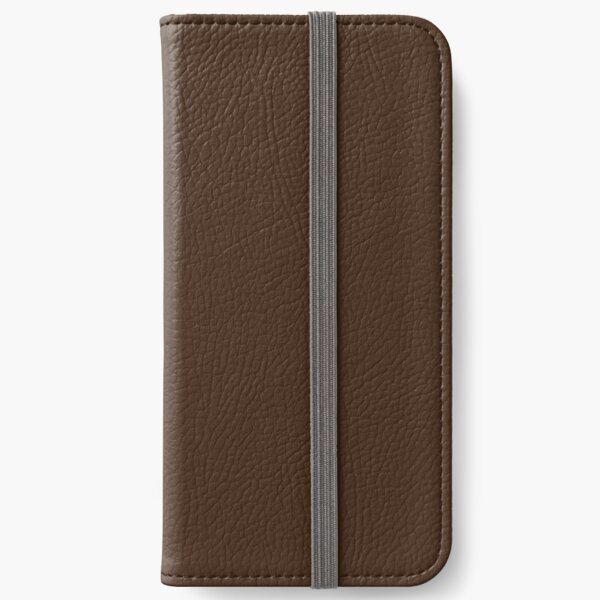 Chocolate Brown | Dark Brown | Solid Color | iPhone Wallet
