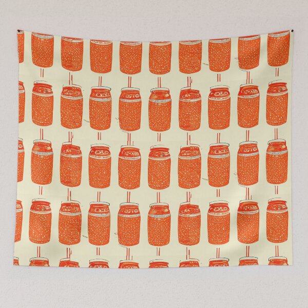 Item preview, Cool retro pattern - soda cans designed and sold by Chillapy.