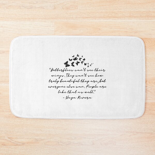 Item preview, Gold Tv Show Naya Rivera Butterfly Quote designed and sold by Clarksandraweat.