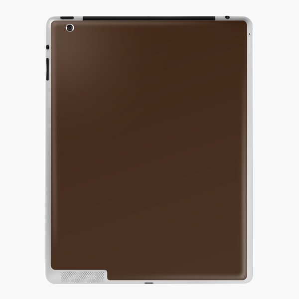 Chocolate Brown | Dark Brown | Solid Color |  iPad Skin
