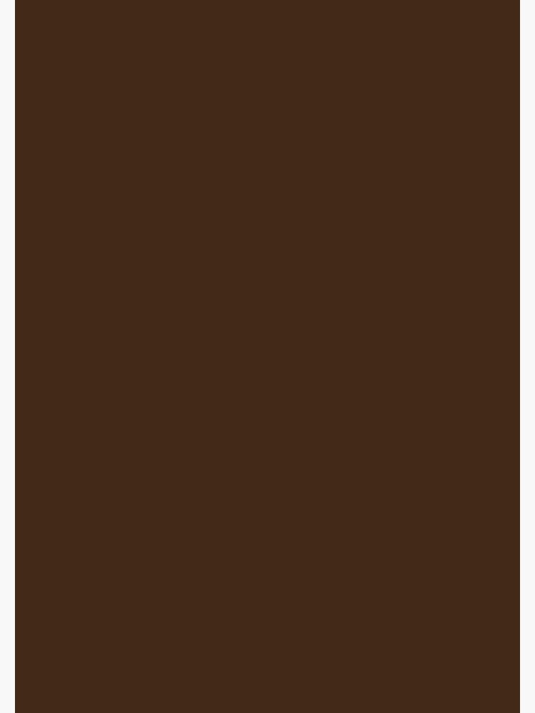 Solid Chocolate Brown