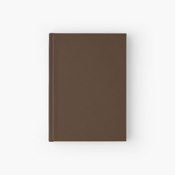 Chocolate Brown | Dark Brown | Solid Color | Hardcover Journal