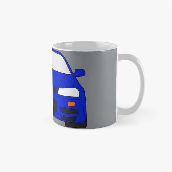 Item preview, Nissan Skyline R34 GTR bayside blue color designed and sold by EdimDesign.