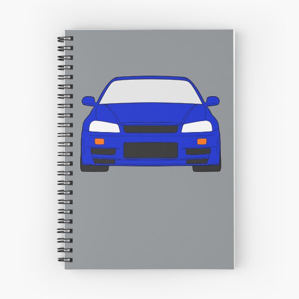 Item preview, Nissan Skyline R34 GTR bayside blue color designed and sold by EdimDesign.