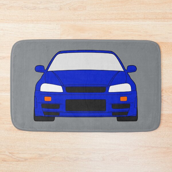 Item preview, Nissan Skyline R34 GTR bayside blue color designed and sold by EdimDesign.