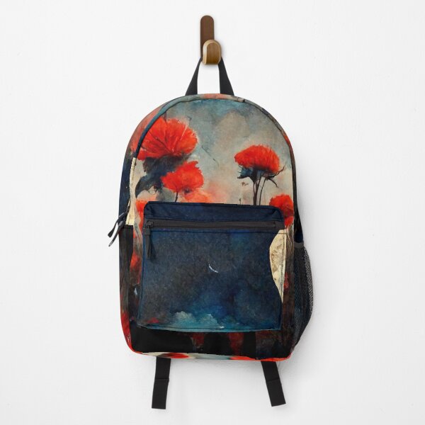 Item preview, Thousand of poppy flowers under moon light designed and sold by WeirdStation.