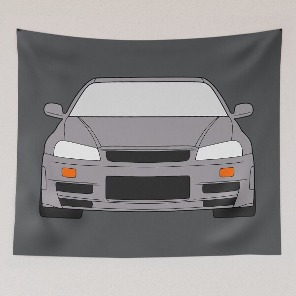 Item preview, Nissan Skyline R34 GTR athlete silver color designed and sold by EdimDesign.