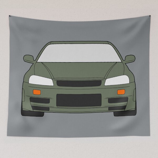 Item preview, Nissan Skyline R34 GTR jade green color designed and sold by EdimDesign.