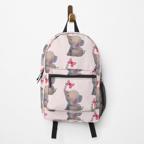 Item preview, Elephant with pink butterfly designed and sold by Blumchen.