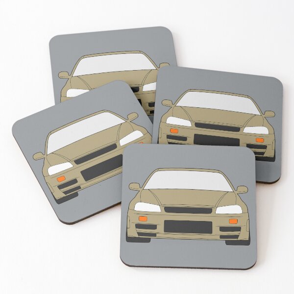 Item preview, Nissan Skyline R34 GTR silica brass sand color designed and sold by EdimDesign.