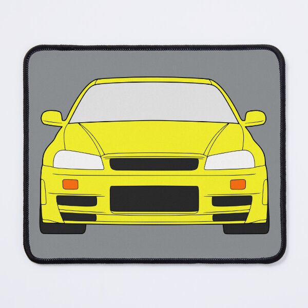 Item preview, Nissan Skyline R34 GTR lightning yellow color designed and sold by EdimDesign.