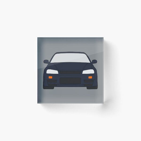 Item preview, Nissan Skyline R34 GTR marine blue color designed and sold by EdimDesign.