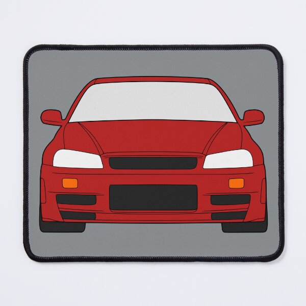 Item preview, Nissan Skyline R34 GTR active red color designed and sold by EdimDesign.