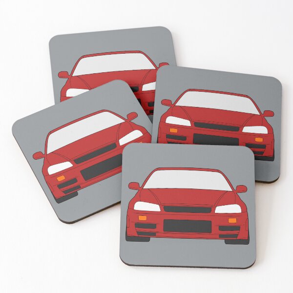 Item preview, Nissan Skyline R34 GTR active red color designed and sold by EdimDesign.