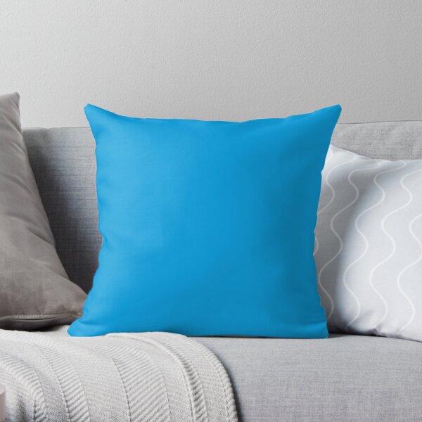 Turquoise Blue | Solid Color | Throw Pillow