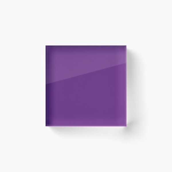 Purple | Solid Color | Acrylic Block