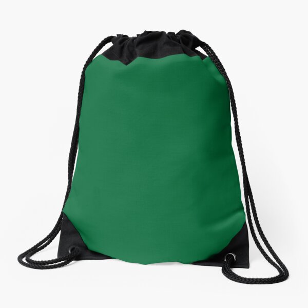 Hunter Green | Dark Green | Solid Color | Drawstring Bag