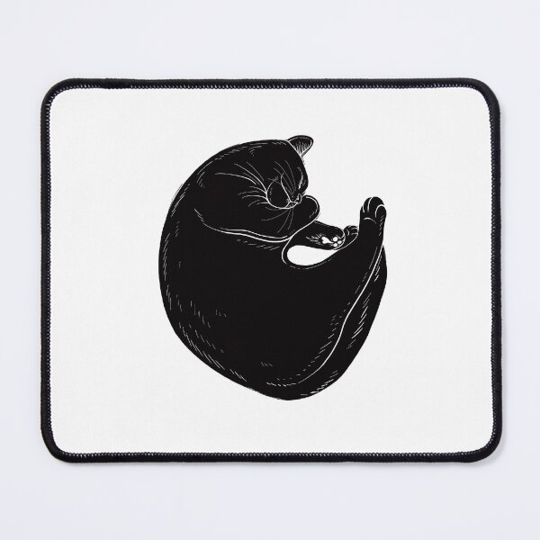 Item preview, Napping Cat Linocut  designed and sold by Adam Regester.