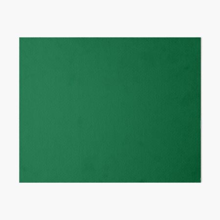 Hunter Green | Dark Green | Solid Color | Art Board Print