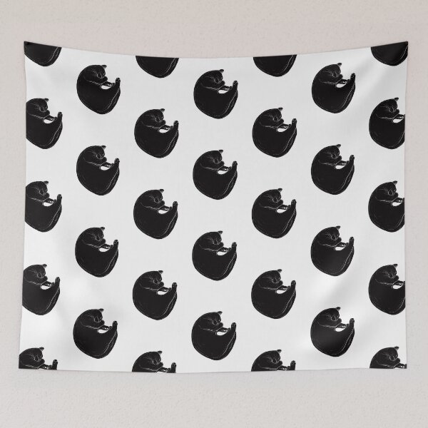 Item preview, Napping Cat Linocut  designed and sold by Adam Regester.