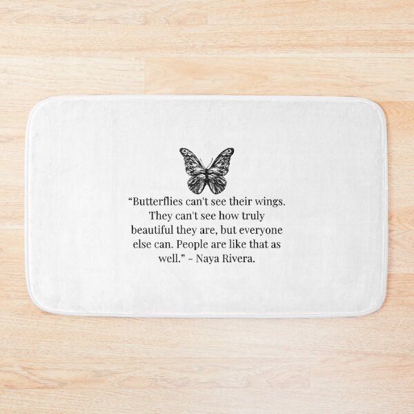 Item preview, Green cast Naya Rivera Butterfly Quote designed and sold by Clarksandraweat.