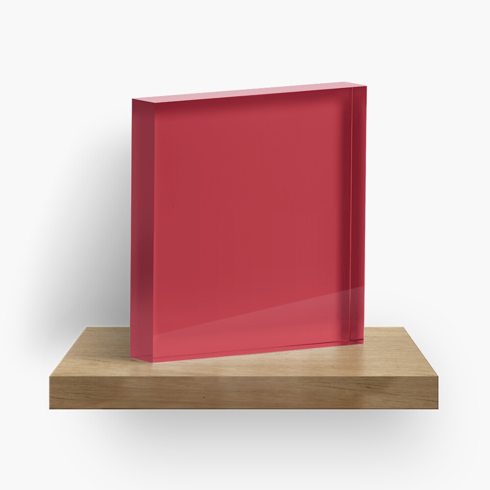 Red | Solid Color | Acrylic Block