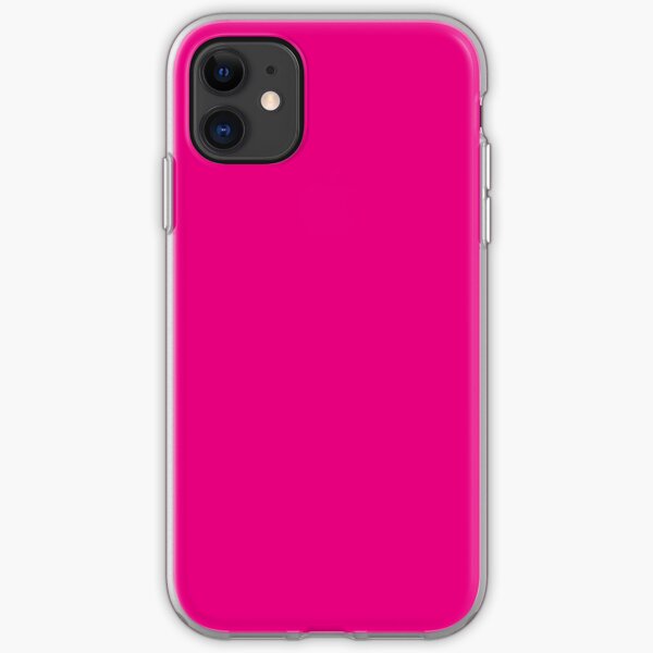 Hot Pink | Solid Color | iPhone Soft Case