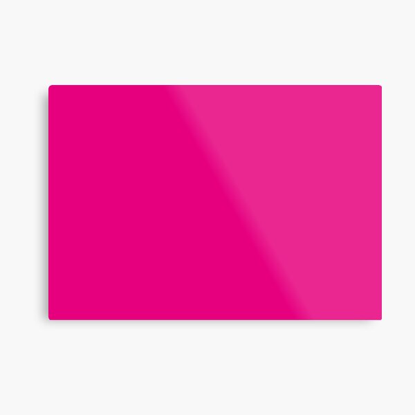 Hot Pink | Solid Color | Metal Print