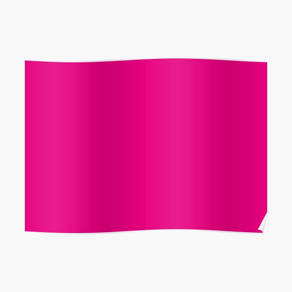 Hot Pink | Solid Color | Poster