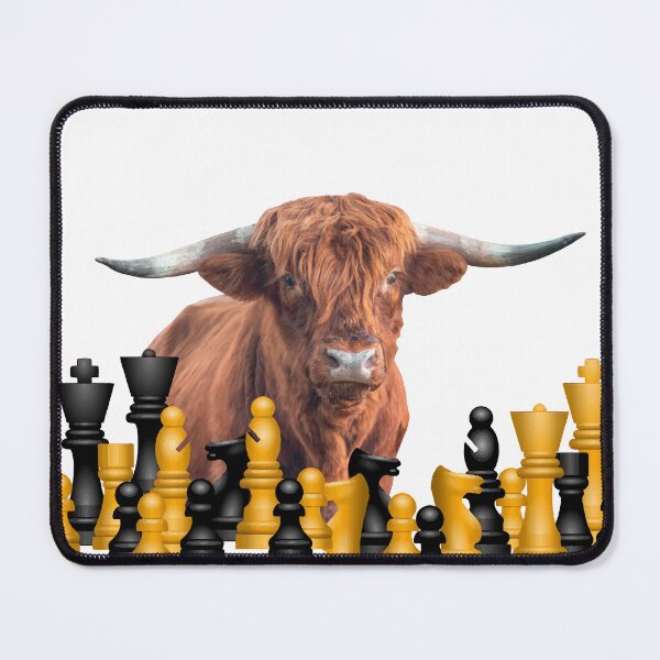 Item preview, Highland cow - Chess Game designed and sold by Move-Art.