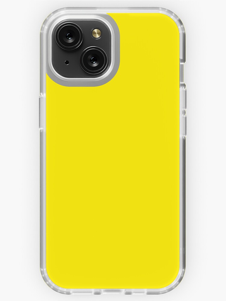 Bright happy lemon yellow color solid plain block colour | Leggings