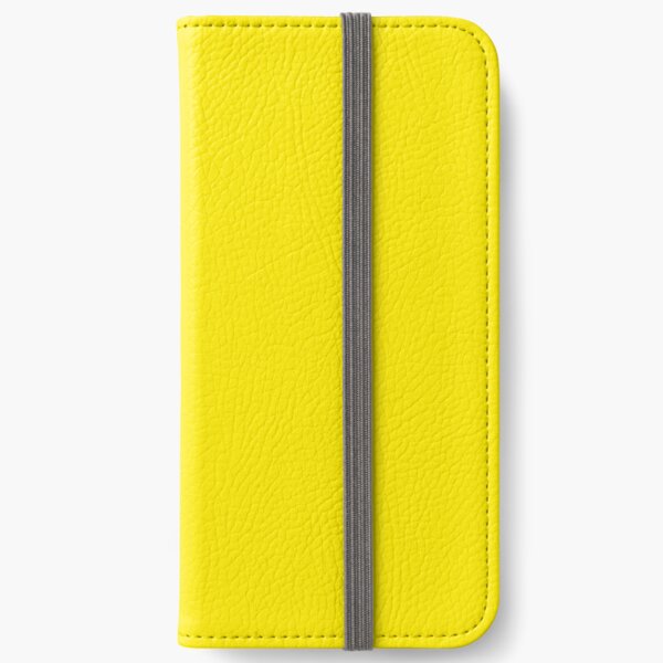 Yellow | Bright Yellow | Solid Color | iPhone Wallet